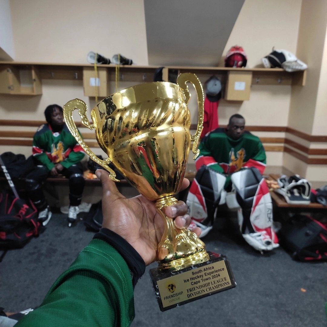 ken_icehockey's tweet photo. Dear @KenyaAirways, thank you for supporting us. We're bringing home @TheFriendLeague South Africa Division Trophy home. https://t.co/ZsKpD7DdZu