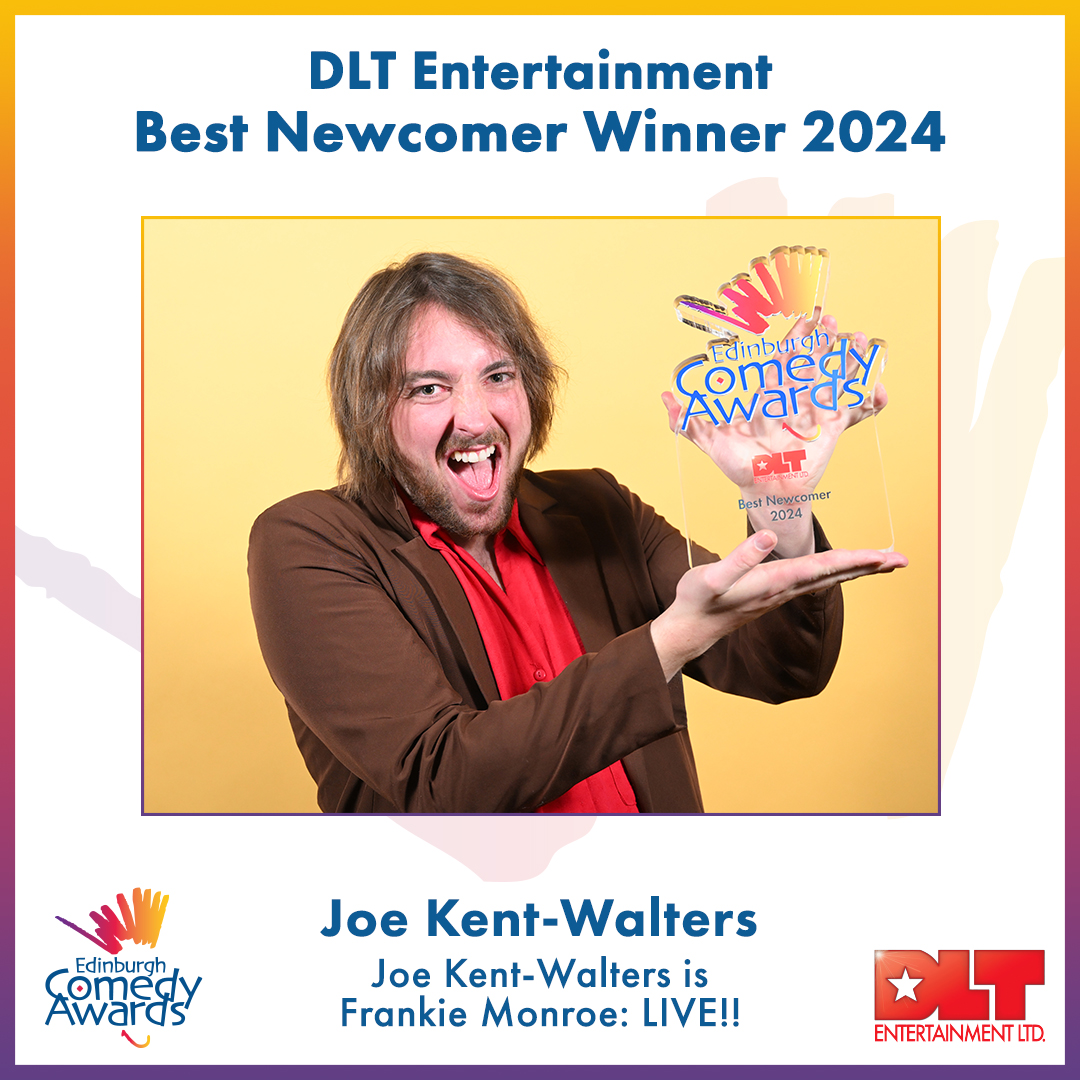 The winner of the Edinburgh Comedy Awards 2024 DLT Entertainment Best Newcomer is Joe Kent-Walters!