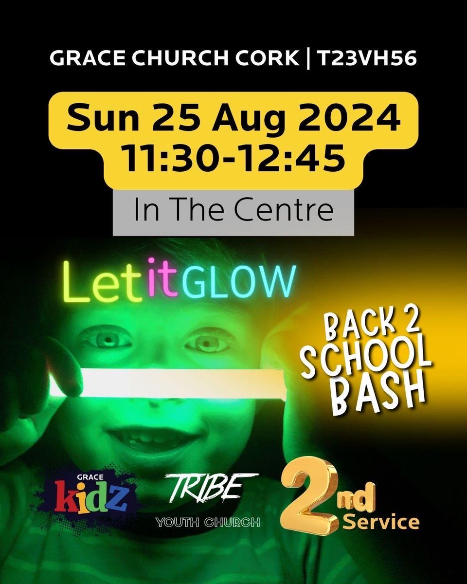 PastorTom_'s tweet photo. Choice of 2 different experiences this Sunday 10.00 or 11.30 at #GraceChurchCork including our unique Back To School Bash’ 
🙌🎉😊🕊️ https://t.co/0N2cVXx2NA