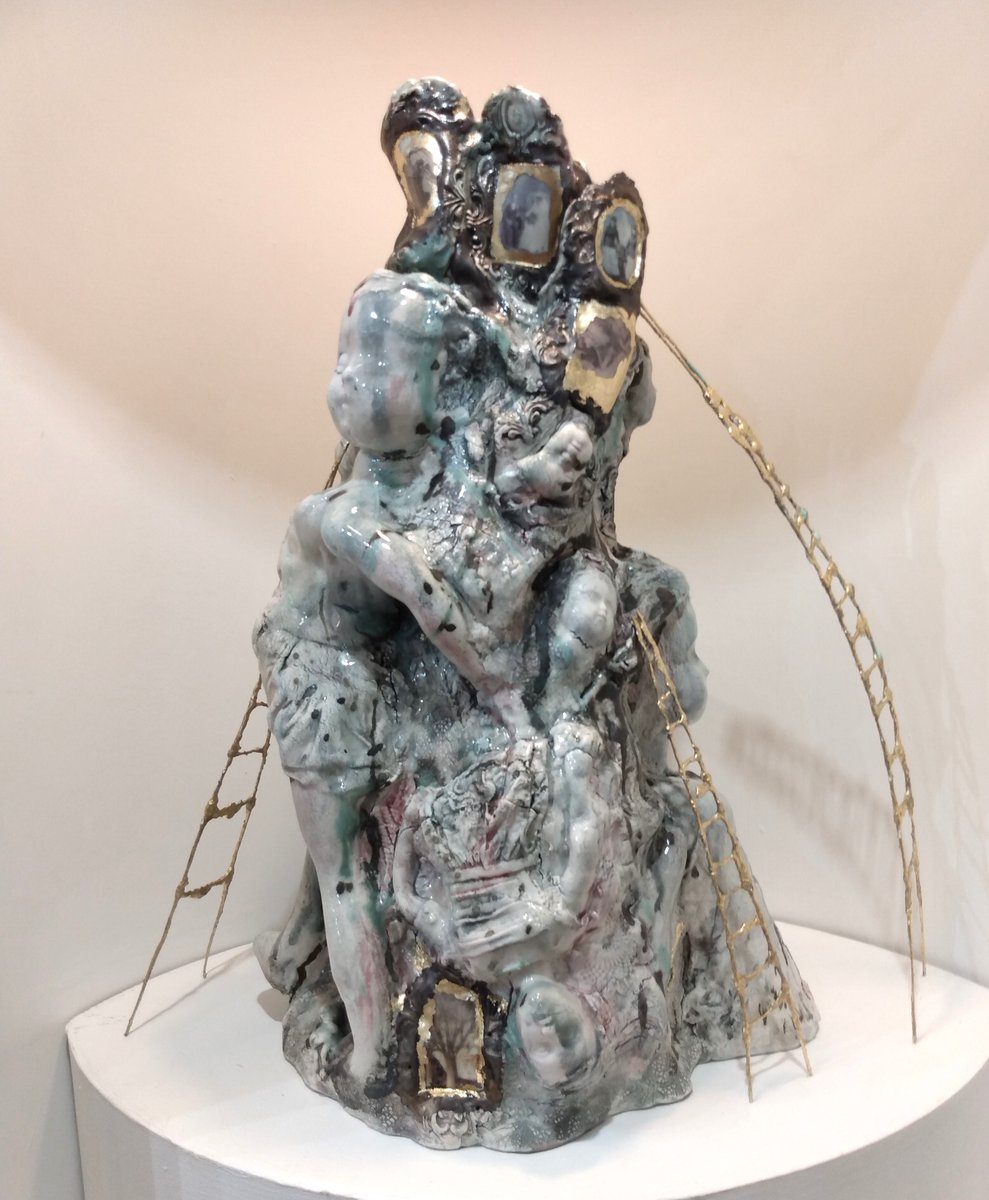 A shout for  all exhibitors selected for  the Lake Artists Summer Show - and here is work by Richard Foster, Dan Ibbotson, Morgan Allen and Jan Huntley Peace.  Exhibition continues to 4 September.  Open daily 10.30-4.30 #cumbria #grasmere #fineartpainting #printmaking #sculpture