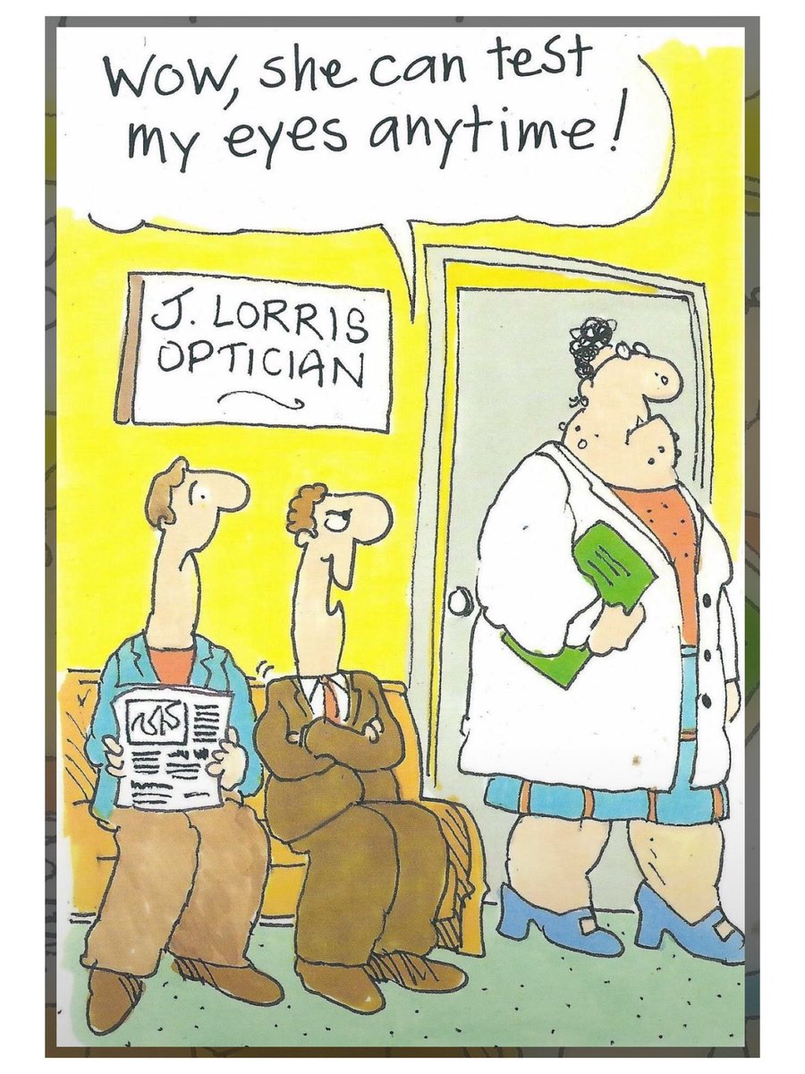 My favourite cartoon of all time, from the wonderful, late, great Tony Husband: