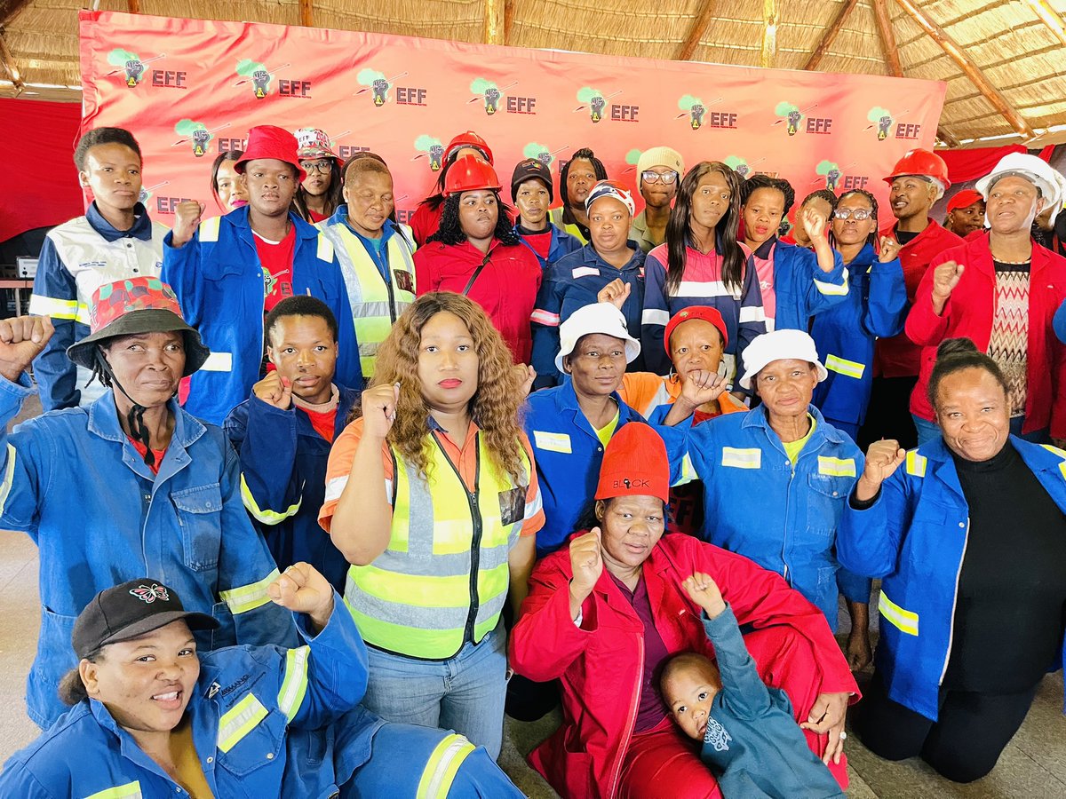 effnorthercape's tweet photo. ♦️In Pictures♦️

Women in mining honouring this special month of women in Kgalagadi Hotel in Kuruman.

“Unity among women amplifies their voices and visibility, enabling them to advocate for their rights and interests with greater impact”. https://t.co/C70qMw0DuV