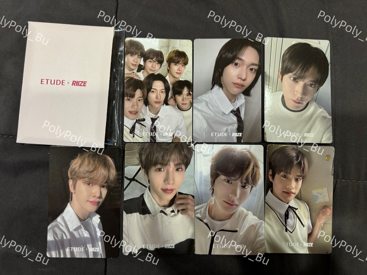PolyPoly_Bu's tweet image. 🚨 ส่งต่อการ์ด ETUDE X Riize (ไม่มีตำหนิ)

       ขายยกเซต 180 ร่วมส่ง 😆🙇🏻‍♀️

#ตลาดนัดน้องข้าว #ตลาดดนัดRIIZE #Riize