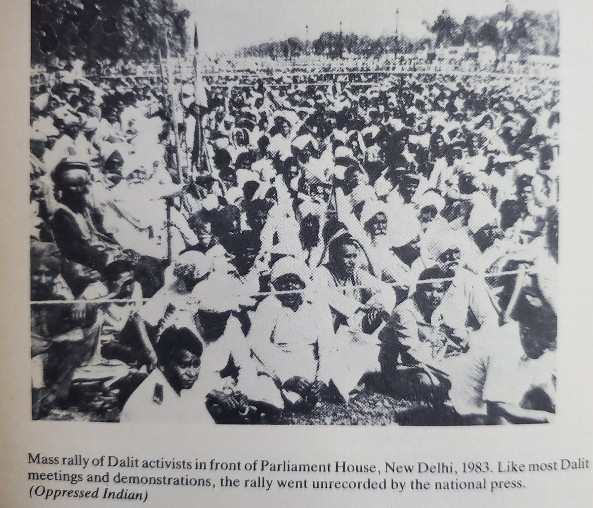 Rehna_AntiCaste's tweet photo. Mass rally by Dalits in 1983...that's the continuing saga of Dalit resistance...we could bring a few changes, but some objectives of anti-caste movement is yet to be fulfilled...The mission is still on!
#No_Subclassification
#Abolish_CasteSurnames https://t.co/8FLfQR82hV