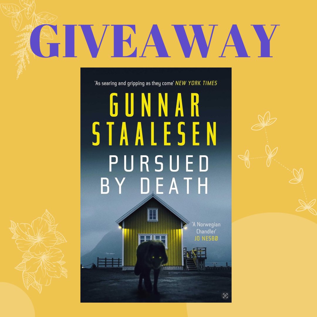 🎉 BOOK GIVEAWAY 🎉

PURSUED BY DEATH
Gunnar Staalesen Translated by Don Bartlett

Thank to <a href="/OrendaBooks/">Karen Sullivan 🇺🇦🇨🇦🇬🇧</a> and <a href="/RandomTTours/">Random Things Tours 🇺🇦</a> I have one copy of this thrilling book to giveaway

To enter ❤️ RP follow tag a friend

Extra entry on my FB /IG pages

T&amp;C’s in comments. #Competition