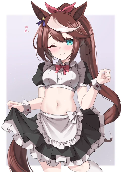 メイドテイオーさん #ウマ娘 