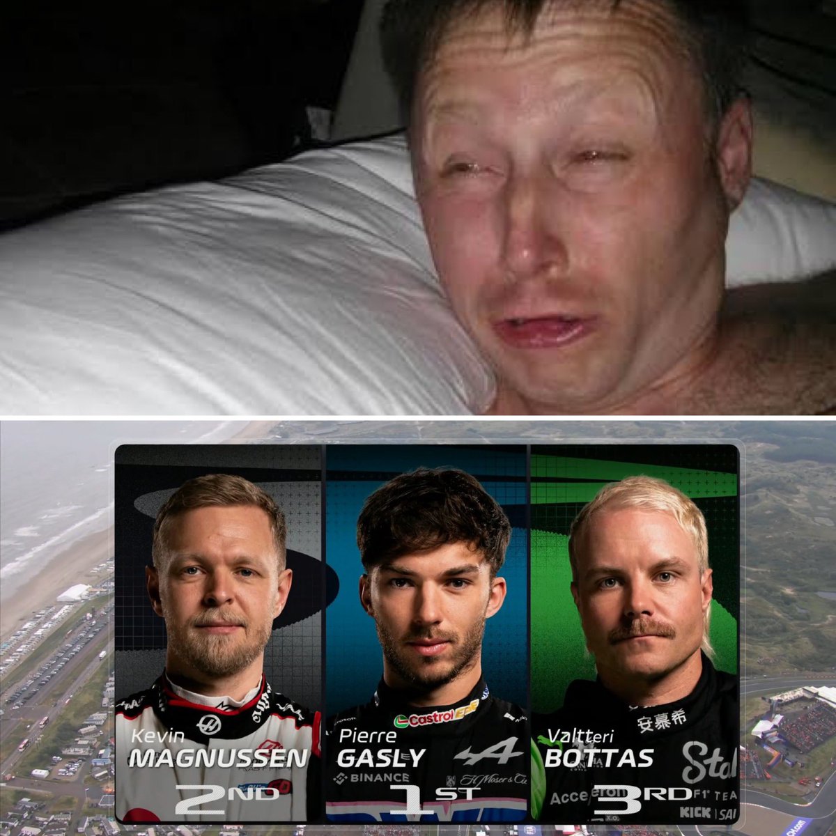 O fã mais fraco de F1 acordando agora