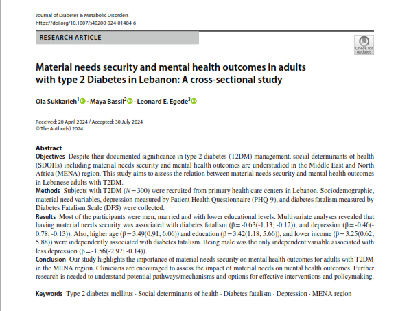 Journal of Diabetes & Metabolic Disorders tweet media