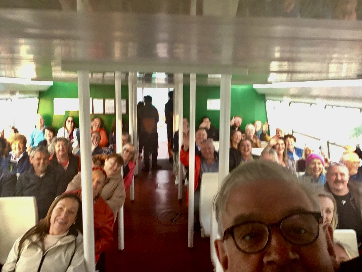 <a href="/SpikeLitFest/">Spike Island Literary Festival</a>  
All Aboard The good ship - Spike Island.
A cross between Cliff Richard's Summer Holiday, the Beatles 'Magical Mystery Tour' And my Dad's CIE  Mystery Tour from the Bus office back in the. day.
Tx <a href="/NotDunneYet/">Michelle Dunne</a>  Class A Day - Cx