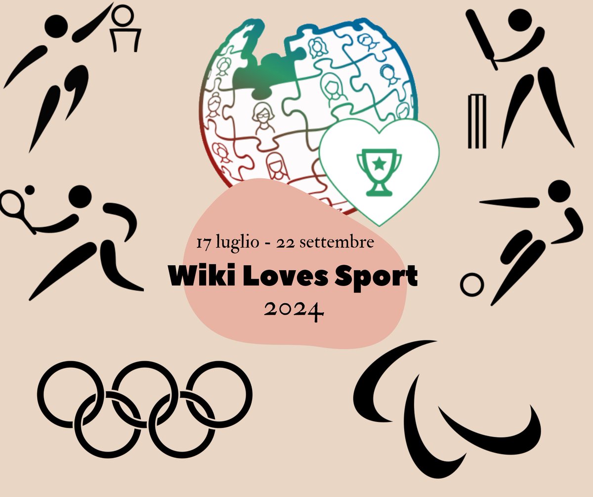 WikiLovesSport's tweet image. 📣 La campagna #WikiLovesSport, ideata da @WikiDonne nel 2019 per aggiungere in @Wikipedia e altri progetti @Wikimedia contenuti riguardanti donne e diversità nello sport🧑🦽coinvolge 60 partecipanti, 12 lingue, 13 affiliati e @Assist_Italy come partner 👉 w.wiki/AYQJ
