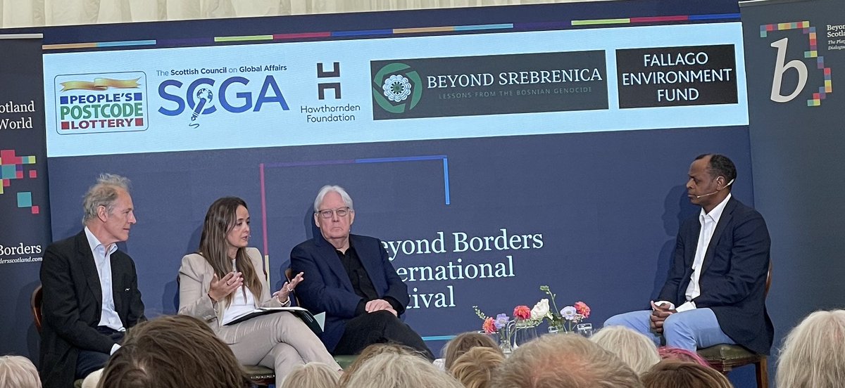 <a href="/HoudaAbadi/">Dr. Houda Abadi</a> talking about the importance of integrating Islamic Peace building principles into traditional conflict resolution processes.
Another of those <a href="/BeyondBorders__/">Beyond Borders Scotland</a> moments when you think… of course we should.