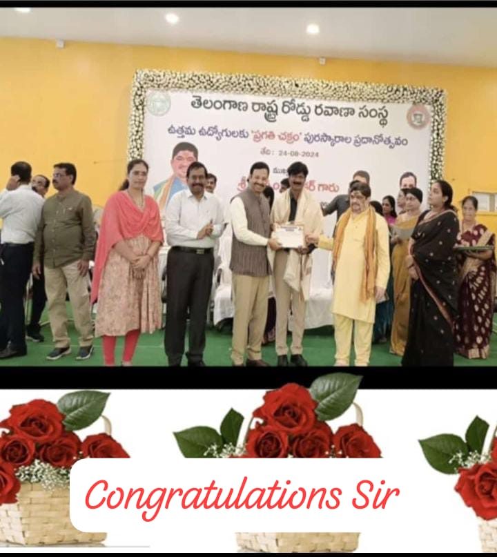 Devi03058129's tweet image. Heartfelt congratulations 👏🎉 to our #respected @DMNZB2TSRTC 
Sir garu 🕉️💐🙏🚎
#Congratulations 
#ourrespected 💐💐💐💐