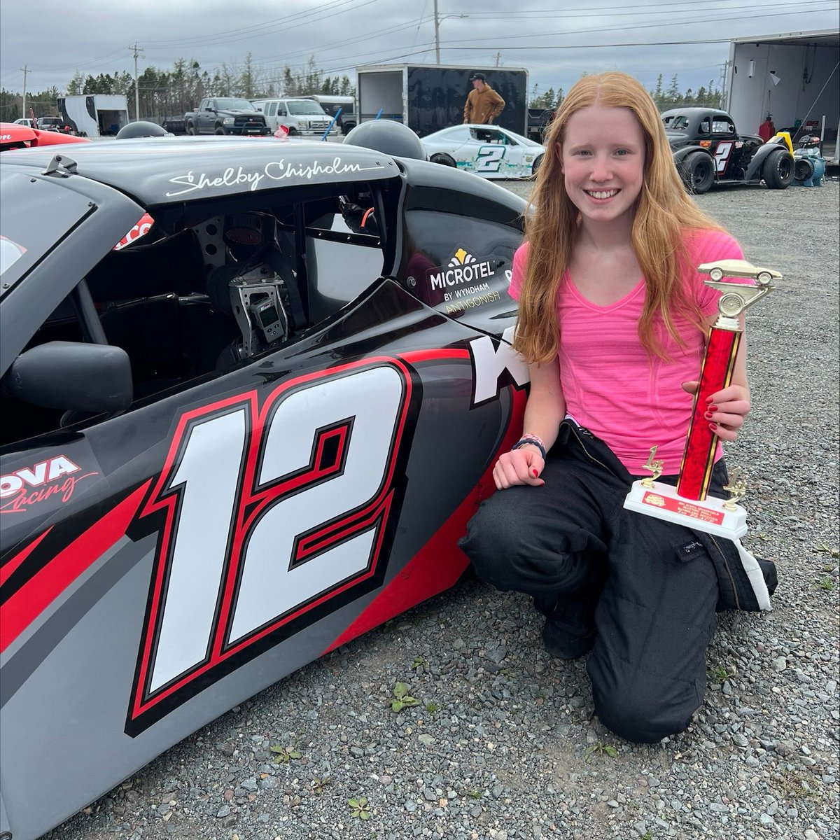 Riverside_NS's tweet photo. CONGRATS Shelby Chisholm (Donald's daughter) on your seventh win of the '24 season last night in Beginner Bandos at Scotia Speedworld. It's been a breakout year for Shelby and with only three championship points races to go she's in a tight battle for the title! 🏁🏁🏁🏁🏁🏁🏁 https://t.co/QIXvVZW98p