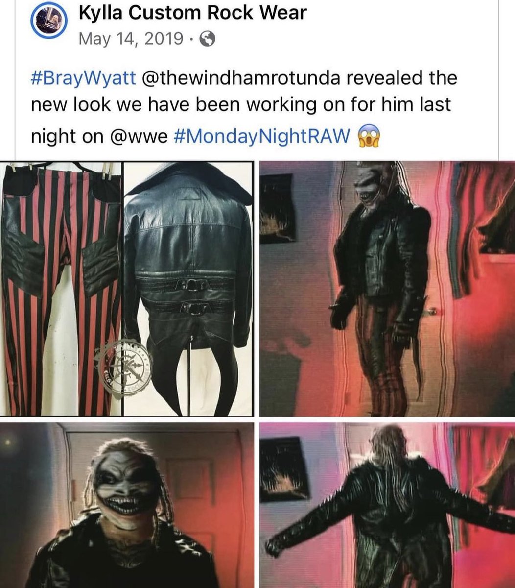 It’s been 1 year since #WindhamRotunda passed. I found the ORIG INSPIRATION PICS that Windham sent me when we were developing the first #BrayWyatt #TheFiend look back in 2019! I thought it would be nice to share today.🕯️I’m happy to see his legacy living on! Windham Rotunda 4ever