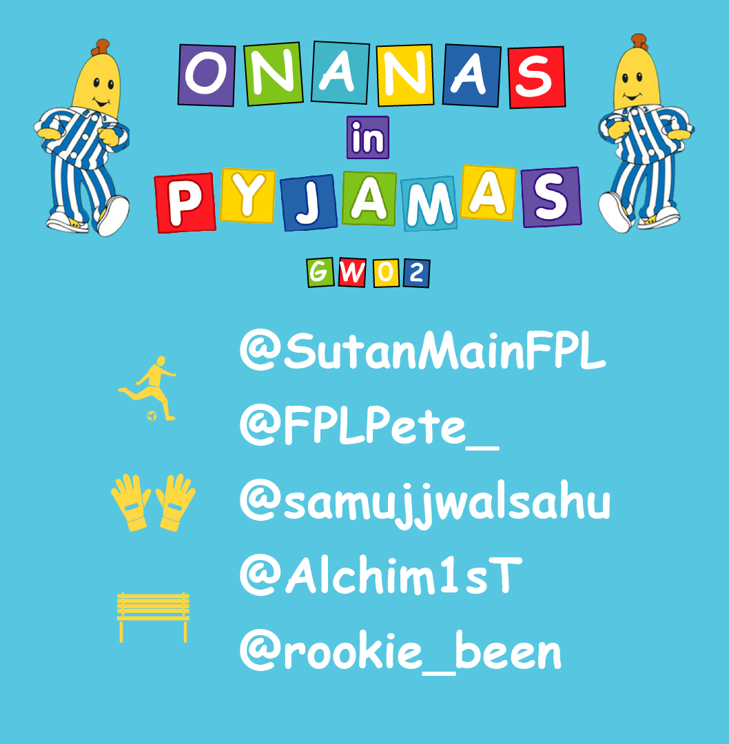 🚨The captain benches himself!

Onanas in Pyjamas Line Up for the <a href="/OfficialSKLW/">Strikers Keepers Losers Weepers</a> friendly!