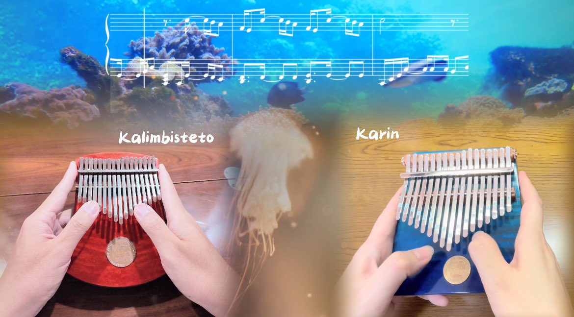 KiwiMbira's tweet photo. Under the Sea (Disney's The Little Mermaid)
▶️ https://t.co/MLAaOFwhUX
Arrangement: Karin
#Kalimbas (A-tuned) by Marcy
🟥Serial number 000 (revised)
🟦Deep Blue
My video comes with English lyrics,
Karin's includes sheet music 🎼
#UnderTheSea #TheLittleMermaid #kalimbacover https://t.co/EnWm8pOOaL