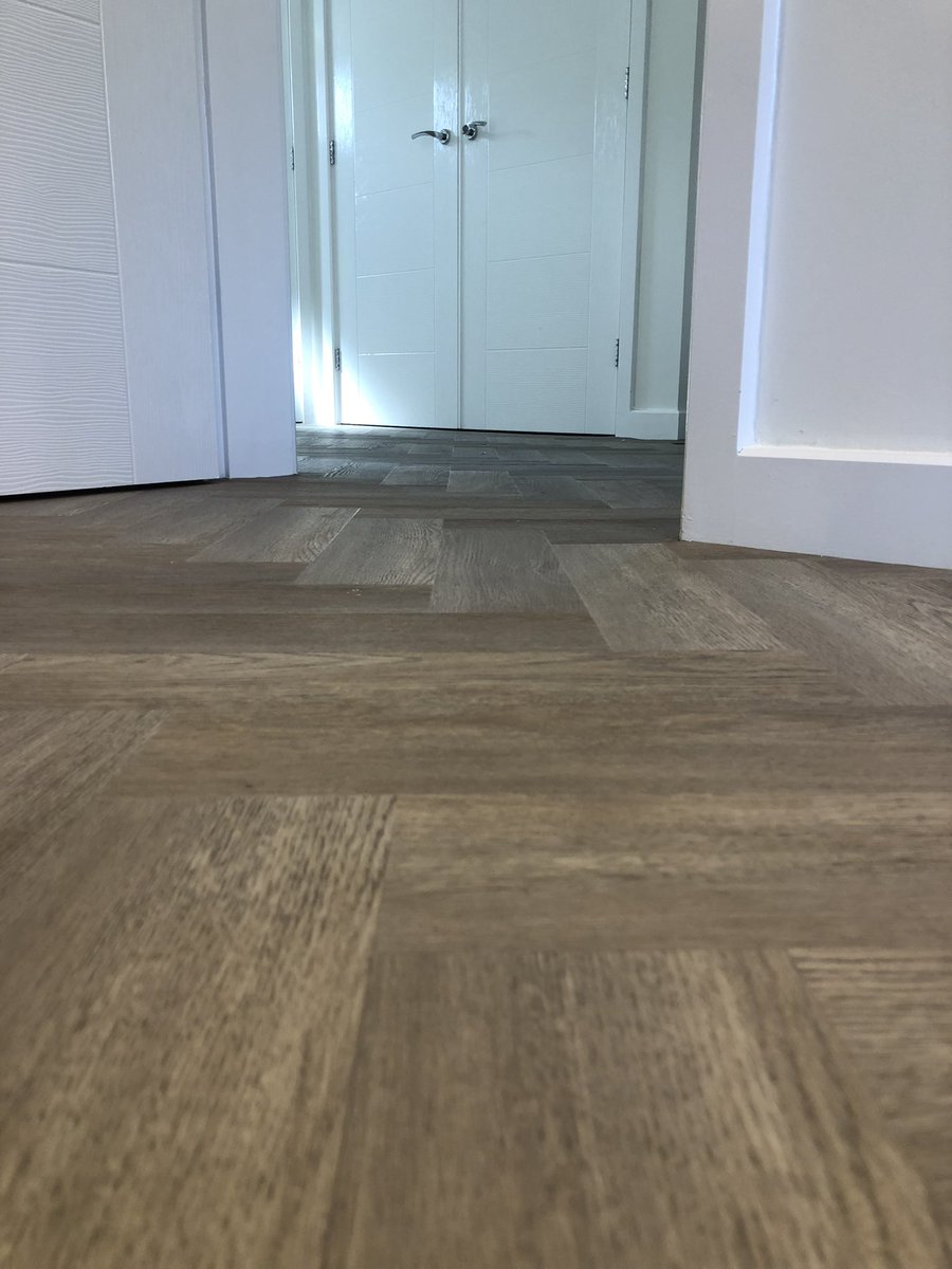 Here is a great job by Paul Wells in a herringbone style. Flooring by Invictus
