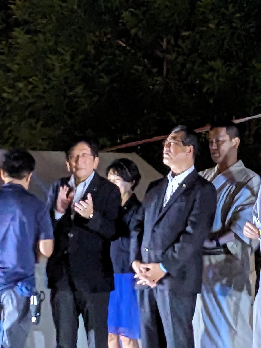 むさしさかい夜市
今の市長が来賓挨拶
他のも落合議長、東副議長に、小林議員をはじめとした武蔵境エリアの議員の方々も来賓として登壇していました