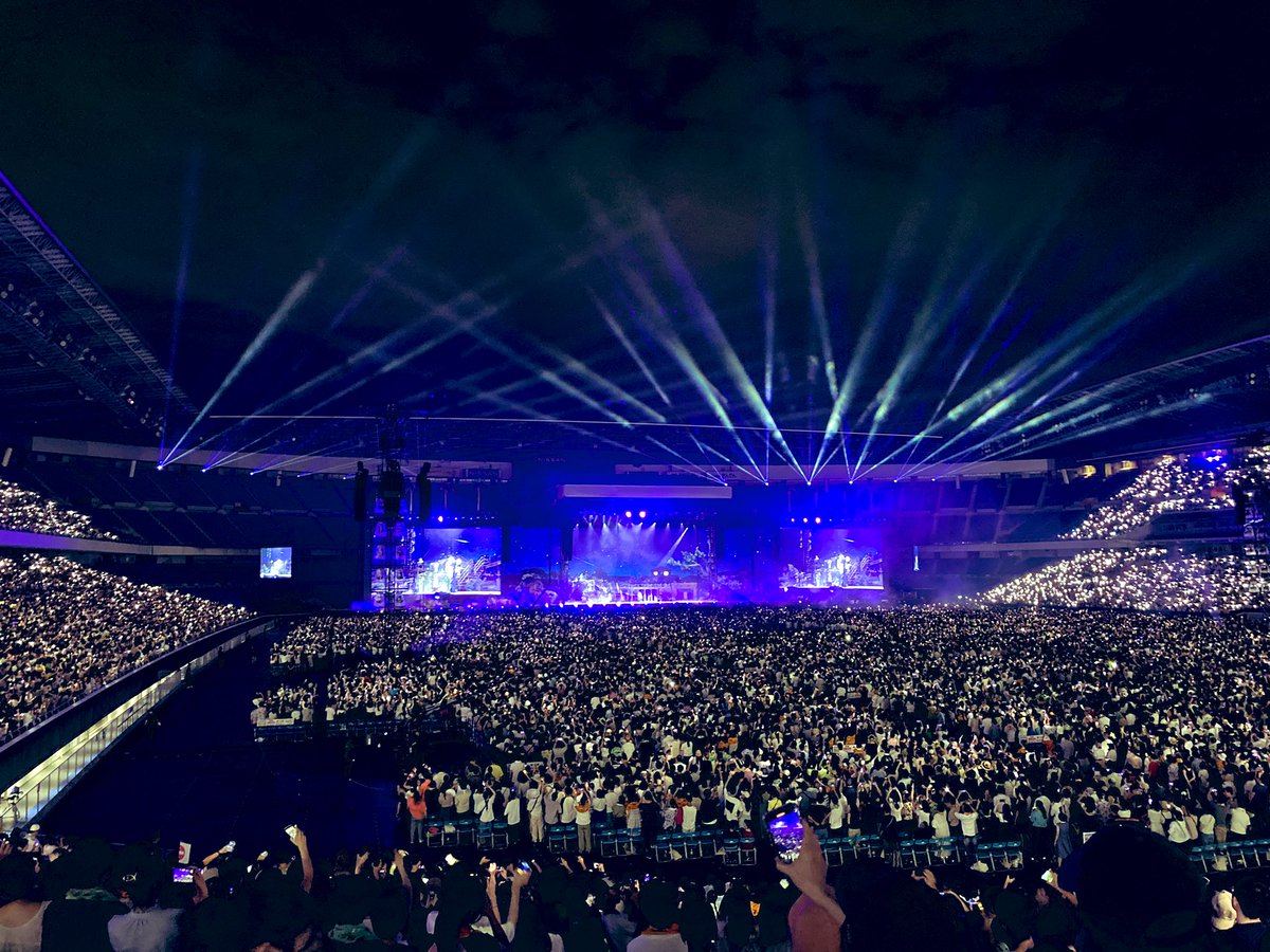 12mickey24's tweet photo. 久々に行けた風くんライブー！
ライブアレンジめちゃくちゃ良くて最高でしたー！
 #藤井風日産スタジアム https://t.co/HR1Qw75OcT