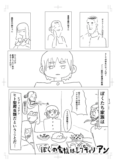 【没ネーム】
ぼくの家族はレプリティリアン
1/6 