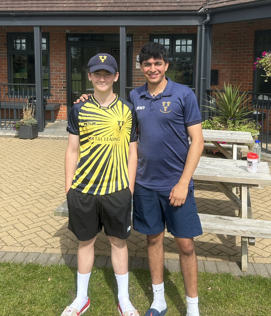Club legend Sahil playing his last game of cricket ever. Sam Southall on 2s debut too. Go well lads!