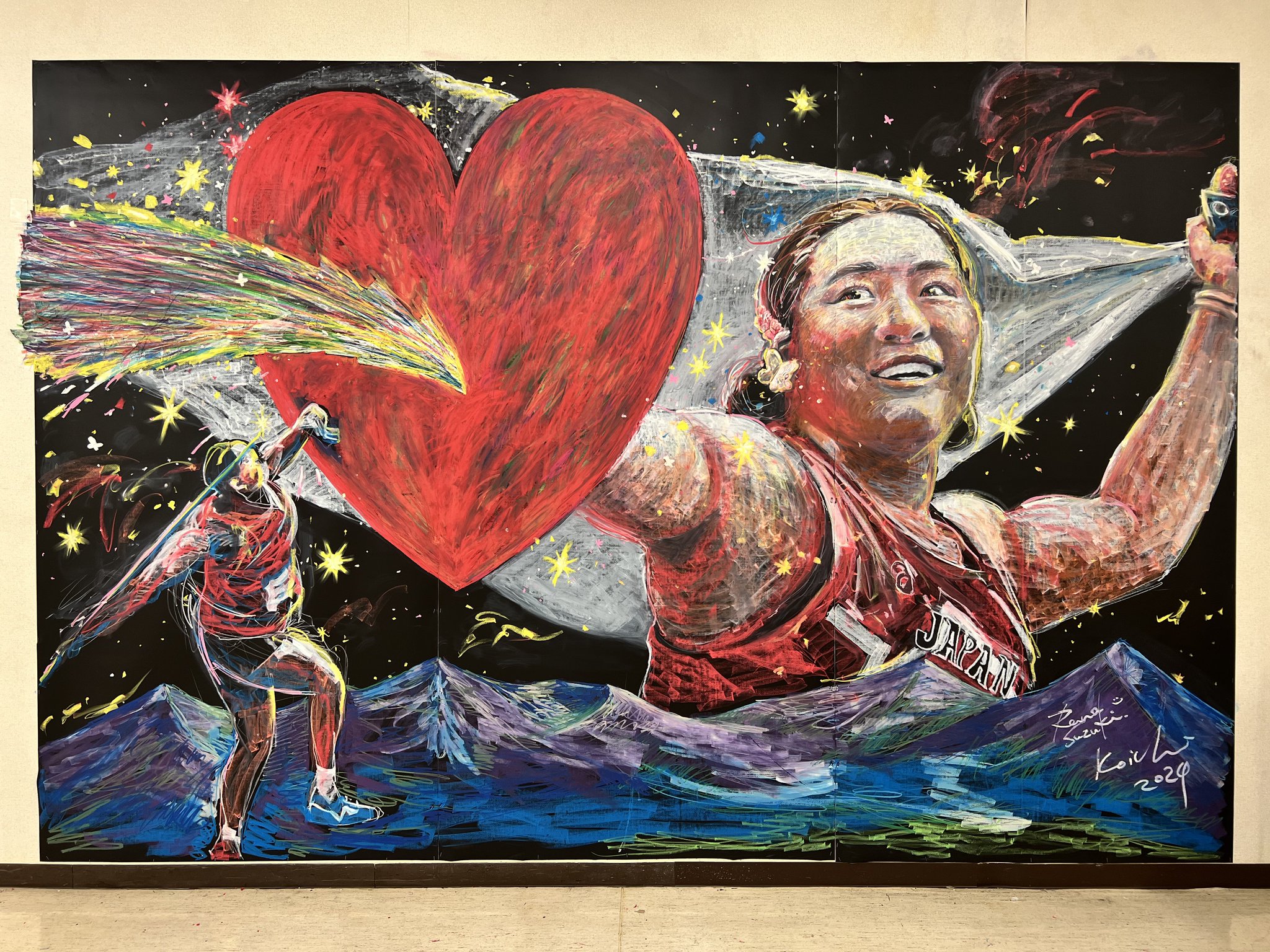 北口榛花　金メダリスト直筆サイン入りパネル本物保証激レア21×14センチ 2025年最新】北口榛花 サインの人気アイテム - メルカリ