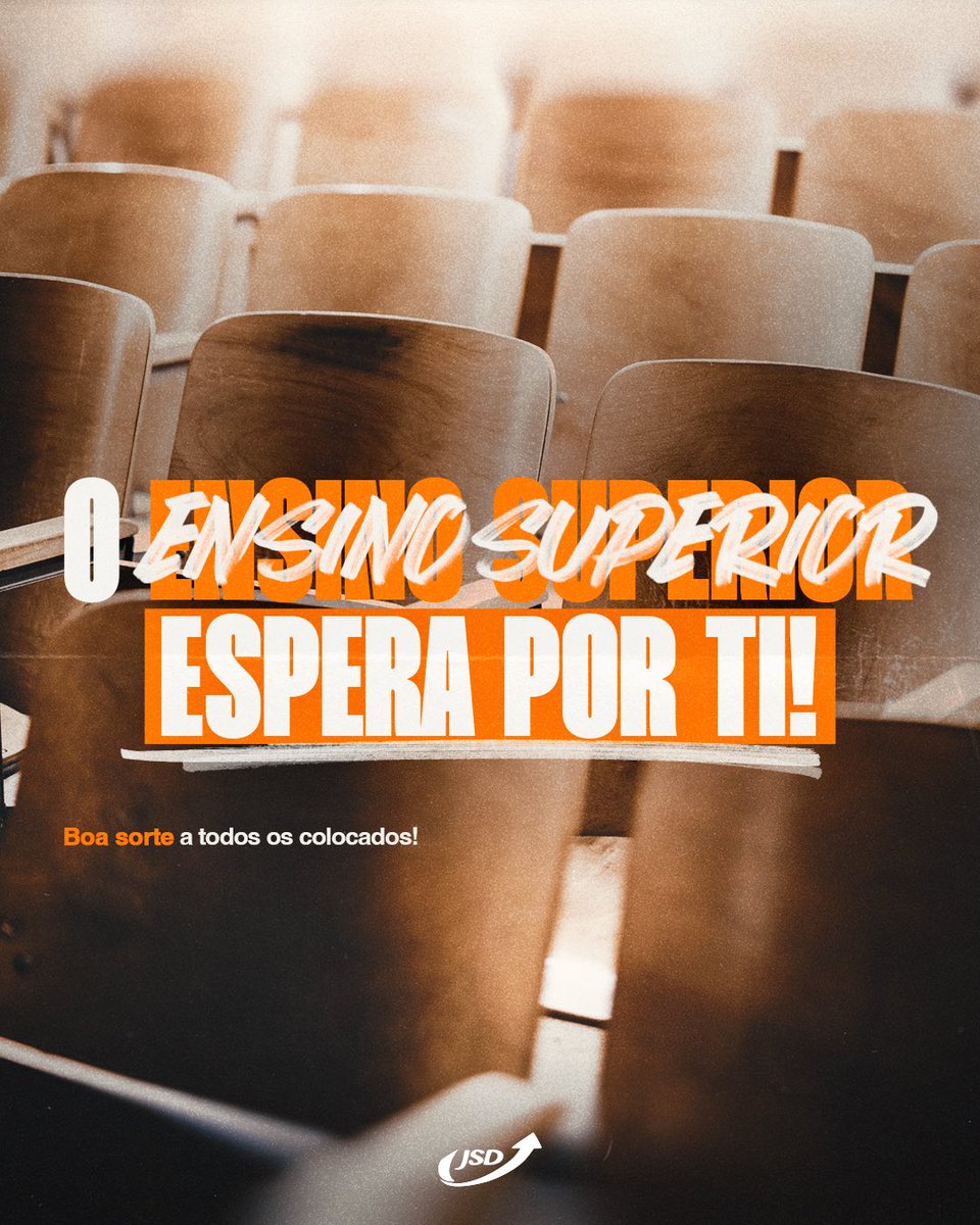 🎓 Hoje é o dia das Colocações no Ensino Superior! 

🚀 Seja qual for a tua colocação, lembra-te: o futuro está nas tuas mãos.

👏🏼 Parabéns a todos!

💪🏼 E se não foste colocado desta vez, não desanimes – há sempre novos caminhos e oportunidades à tua espera.