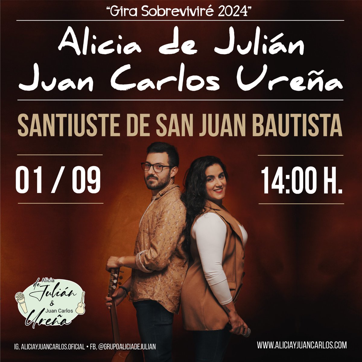 CulturalVirgen's tweet photo. Os presentamos algunos conciertos para el vermú del sábado y del domingo... Estais listos??? Porque hay que sobrevivir.
#fiestasSantiuste2024
#PueblosVivos
#vermutorero
#vermumusical https://t.co/Vf0ZGP3o2P
