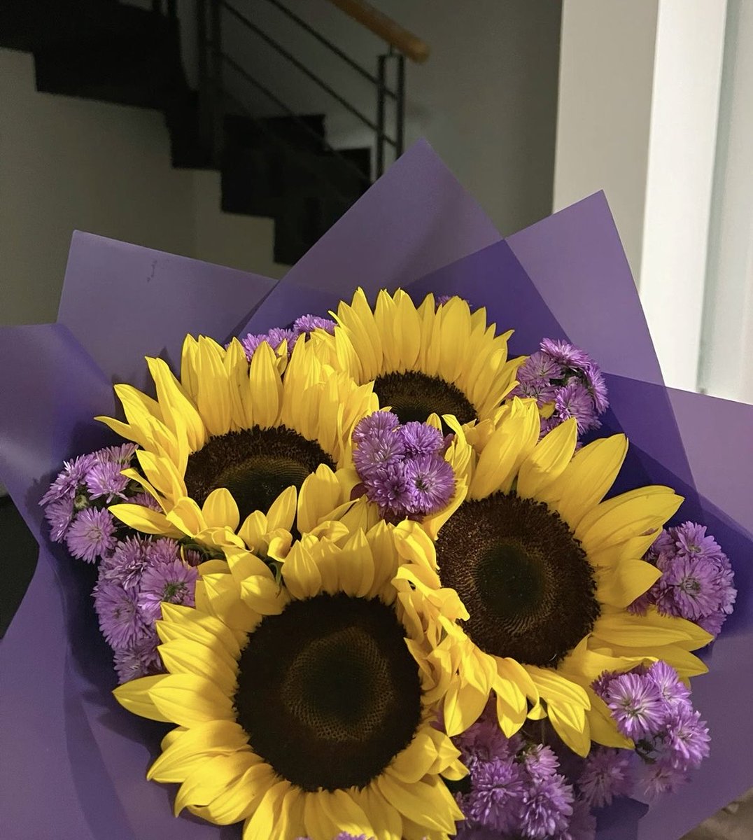 sunflowerchives's tweet photo. yellow &amp; purple💛💜 https://t.co/ZcayqldRGt