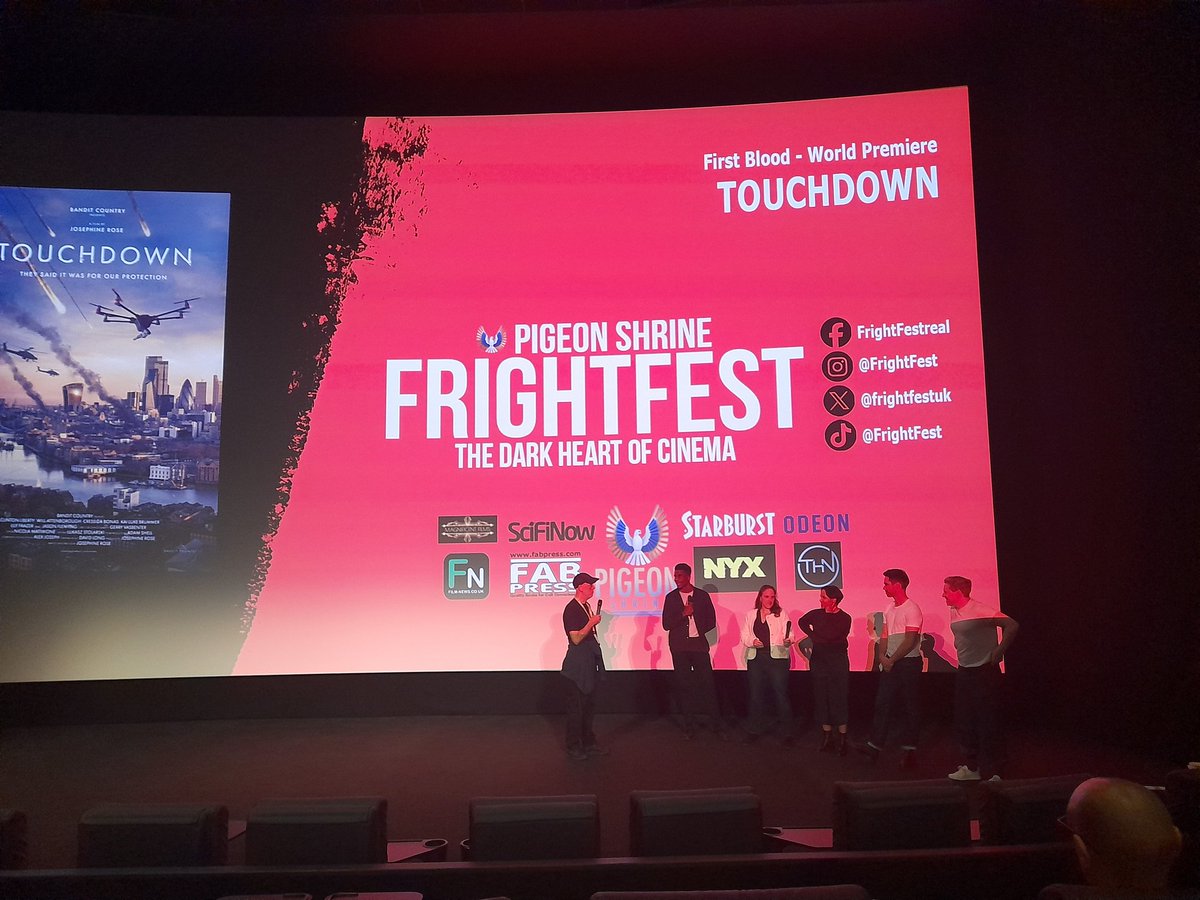 Steve Scarebear (@scare158steve) on Twitter photo A strong start to <a href="/FrightFest/">FrightFest</a> day 3, with <a href="/BanditJRo/">Josephine Rose</a> terrifying nightmare vision of a world under attack & the authorities extreme response. Touchdown is a very good first feature. A strong start to <a href="/FrightFest/">FrightFest</a> day 3, with <a href="/BanditJRo/">Josephine Rose</a> terrifying nightmare vision of a world under attack & the authorities extreme response. Touchdown is a very good first feature.