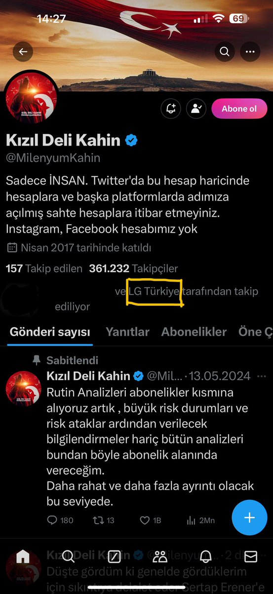 samicankls's tweet photo. @MilenyumKahin Konudan bağımsız, LG takibi ilginç geldi. https://t.co/dwbV8fwlU2