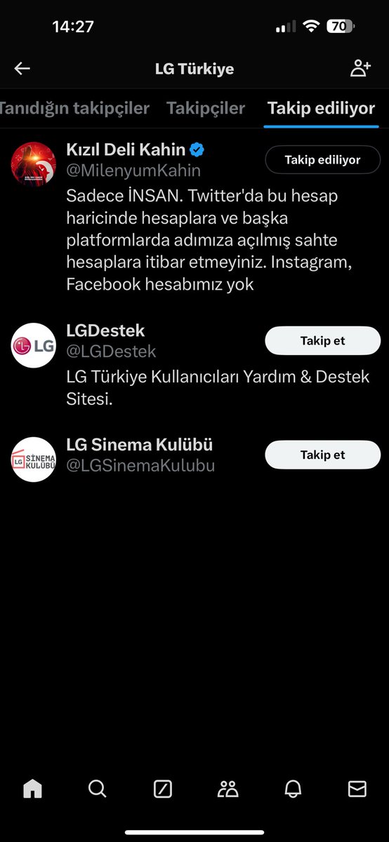 samicankls's tweet photo. @MilenyumKahin Konudan bağımsız, LG takibi ilginç geldi. https://t.co/dwbV8fwlU2