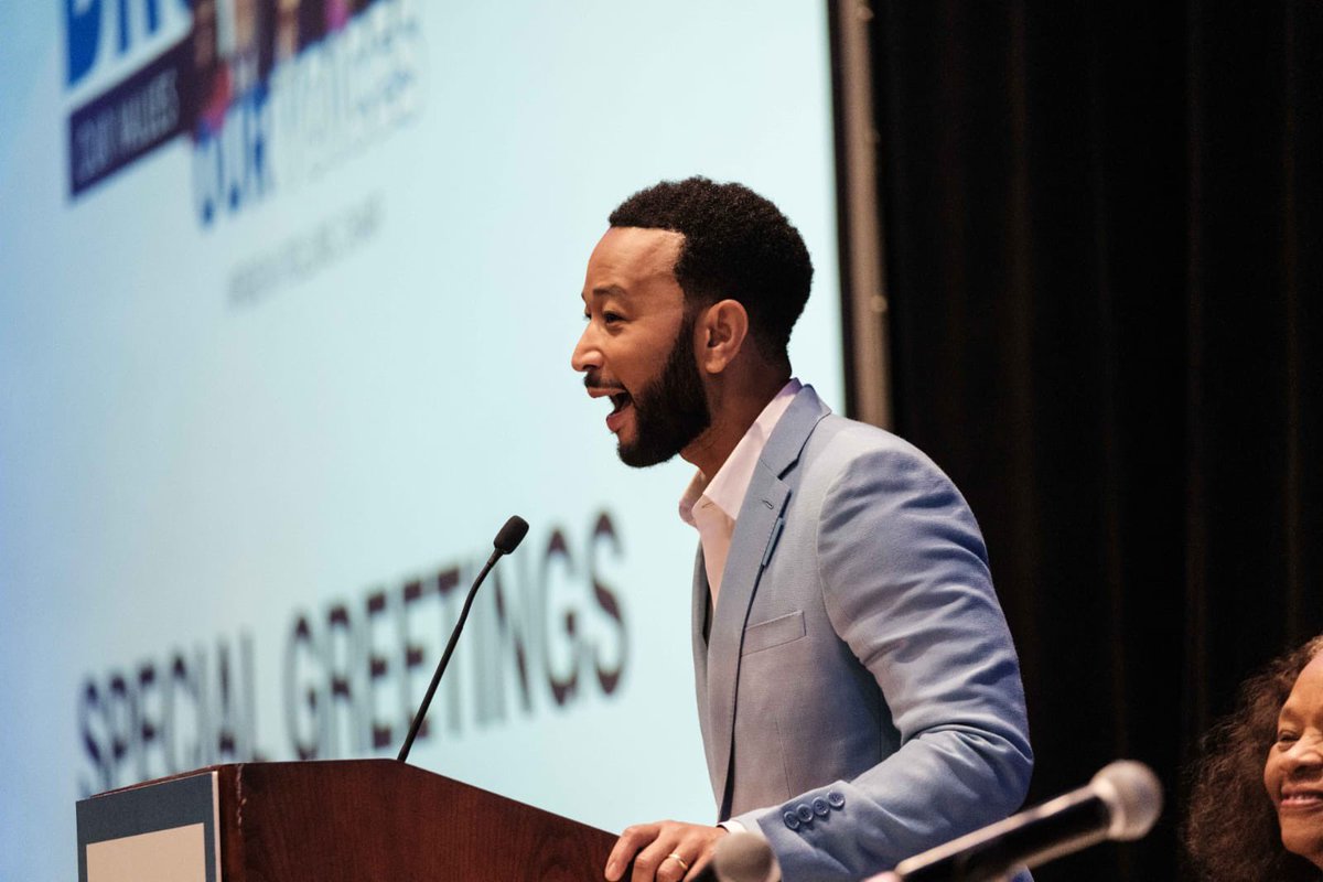 President &amp; CEO, Melanie Campbell, and VP of Policy and Strategic Alliances, Ebony Baylor, gave remarks at the DNC Black Caucus Meeting. They were joined by Grammy-winning activist John Legend and Essence Ventures CEO Caroline Wanga, all emphasizing the critical need for Black