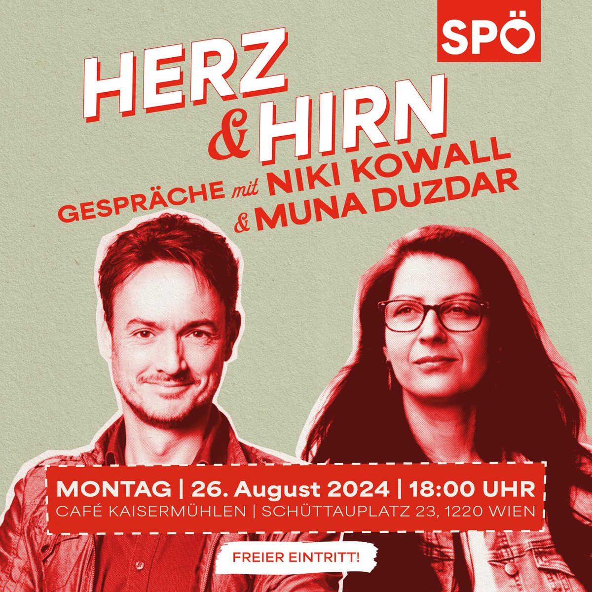 Muna Duzdar (@munaduzdar1) on Twitter photo Am Montag diskutiere ich mit <a href="/nikowall_/">Nikolaus Kowall</a> über den Wahlkampf. Gemeinsam wollen wir Österreich positiv verändern und verkrustete Strukturen aufbrechen. Seid dabei! Am Montag diskutiere ich mit <a href="/nikowall_/">Nikolaus Kowall</a> über den Wahlkampf. Gemeinsam wollen wir Österreich positiv verändern und verkrustete Strukturen aufbrechen. Seid dabei!