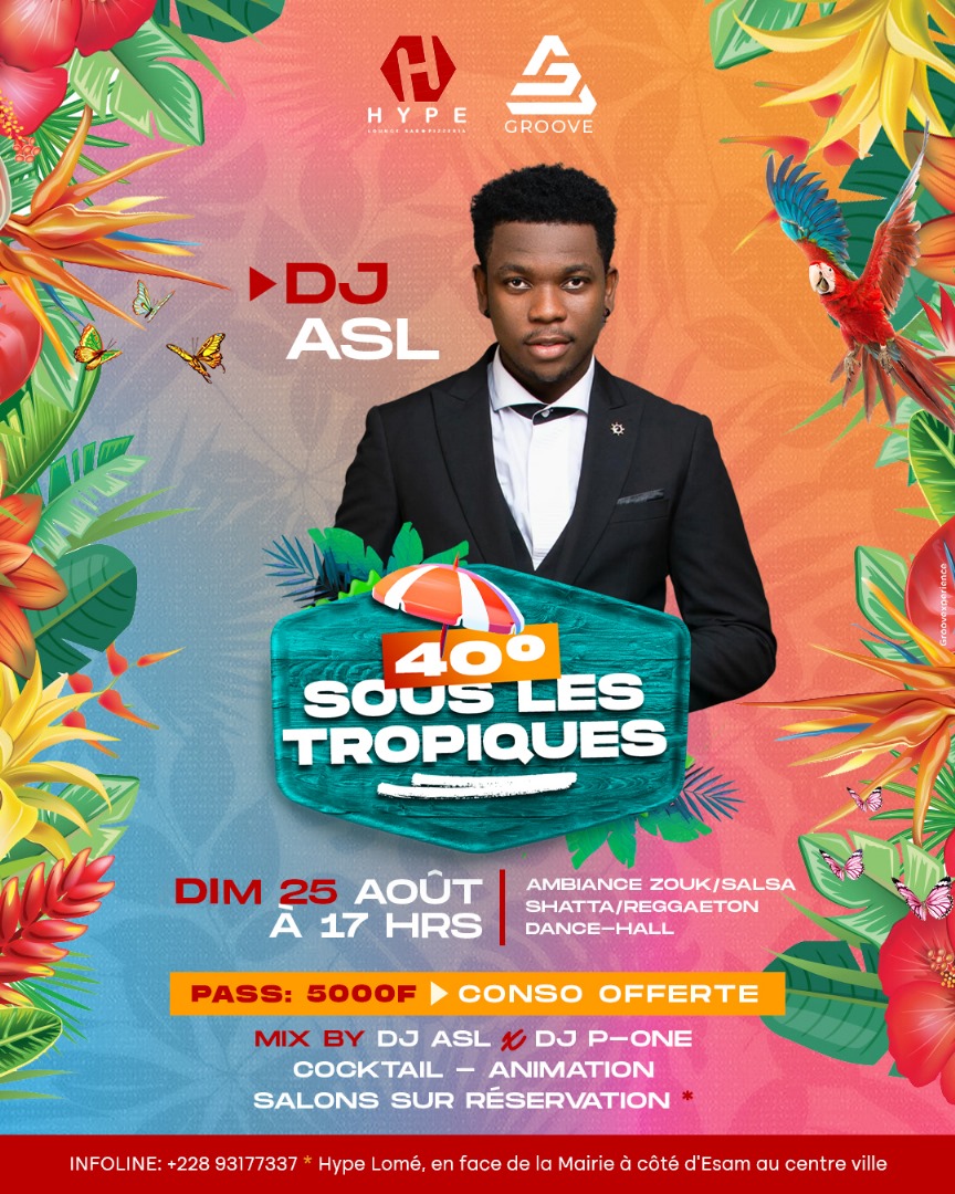 hypelome's tweet photo. Apprête-toi à vivre une soirée pleine d'ambiances et d'émotions ce dimanche 25 Août 2024 !
40° sous les tropiques un concept innovant ou tu retrouves toutes les sonorités musicales : Dance hall/Shatta/Raggaeton , zouk/salsa, afro beats amapiano, hip hop. https://t.co/J42rDWHd65