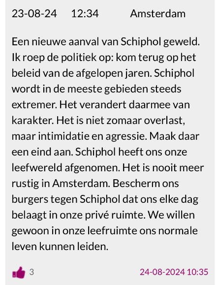 ‘Mijn kinderen slapen weinig en slecht. Zeker de afgelopen maanden. Ik schaam me kapot dat ik dit niet voor ze kan veranderen. Maar we komen hier nu niet weg. Dit kan toch niet?’

Bron: vliegherrie.nl 
#SchipholMoetKrimpen
#StopNachtvluchten