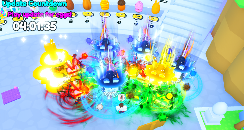 ObscurativeYT's tweet photo. This is all the huges I got this update #petsim99 #PetSimulator99 #Roblox https://t.co/EsKYslUlgL