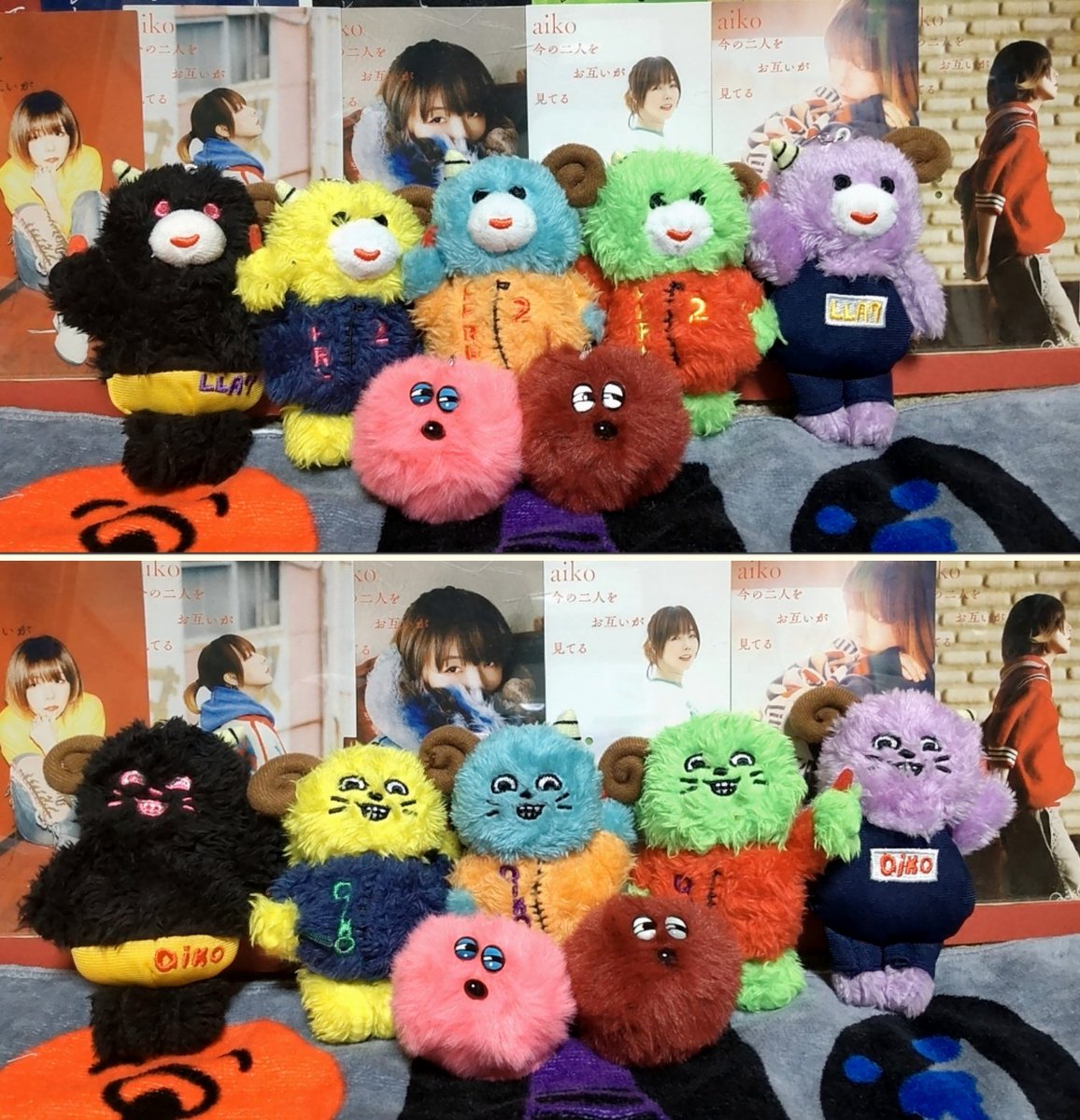 AikoChisa's tweet photo. 瀬戸内兄弟全員集合~♥Aloha組は少し背の高い~やね😊専用ケースにピッタリ入った!めっちゃかわよ😍
#aiko
#LLA7
#LLRL2
#LLP24
@aiko_dochibi
#傾聴さん https://t.co/uWqSUZuJK1
