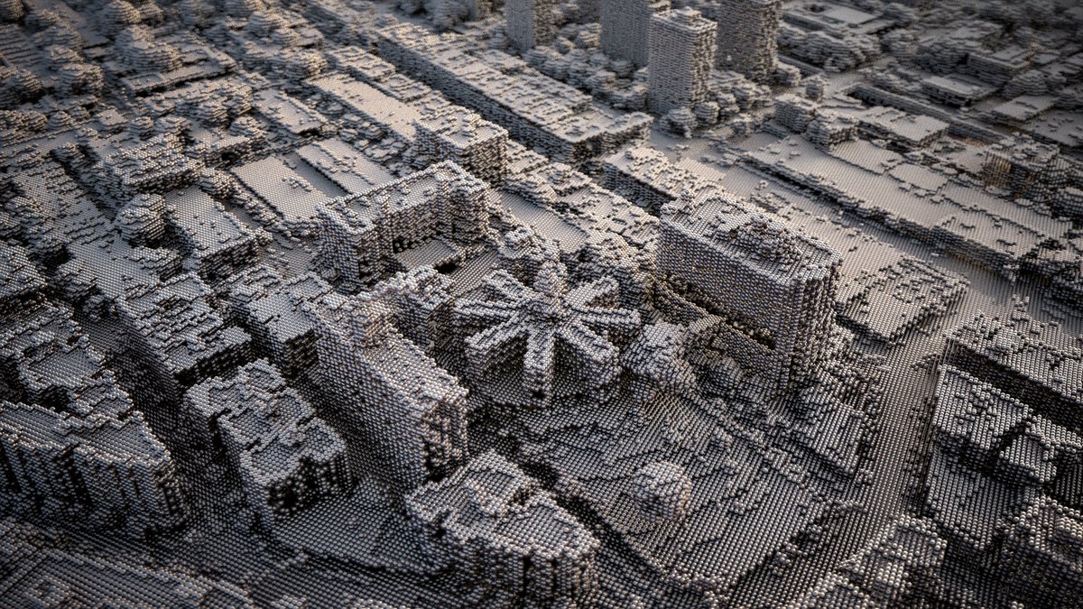 NYC overhead.
#metalrt #rendering #lidar