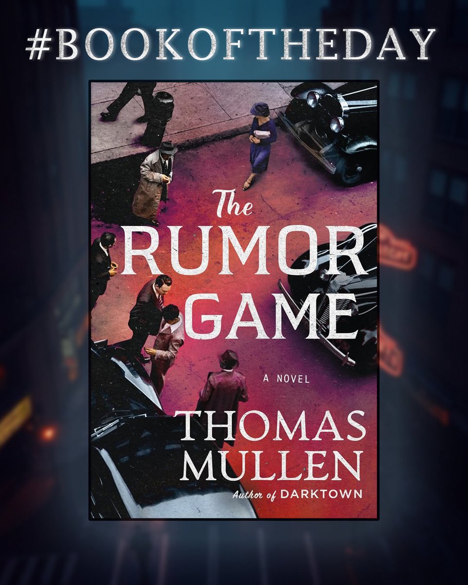 Book of the Day (@bookofthedayus) on Twitter photo Our #BookOfTheDay: "The Rumor Game" by <a href="/Mullenwrites/">Thomas Mullen</a>
Dive into this finely crafted historical thriller set in WWII era Boston. A fast-paced, provocative tale of rumours, fascism, and unexpected answers.
You don't want to miss this one!
amzn.to/4dOj5yj #ad Our #BookOfTheDay: "The Rumor Game" by <a href="/Mullenwrites/">Thomas Mullen</a>
Dive into this finely crafted historical thriller set in WWII era Boston. A fast-paced, provocative tale of rumours, fascism, and unexpected answers.
You don't want to miss this one!
amzn.to/4dOj5yj #ad