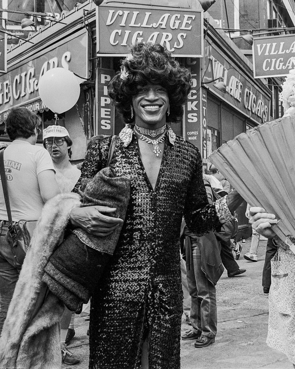 Marsha P. Johnson was born on this day in 1945. 💖