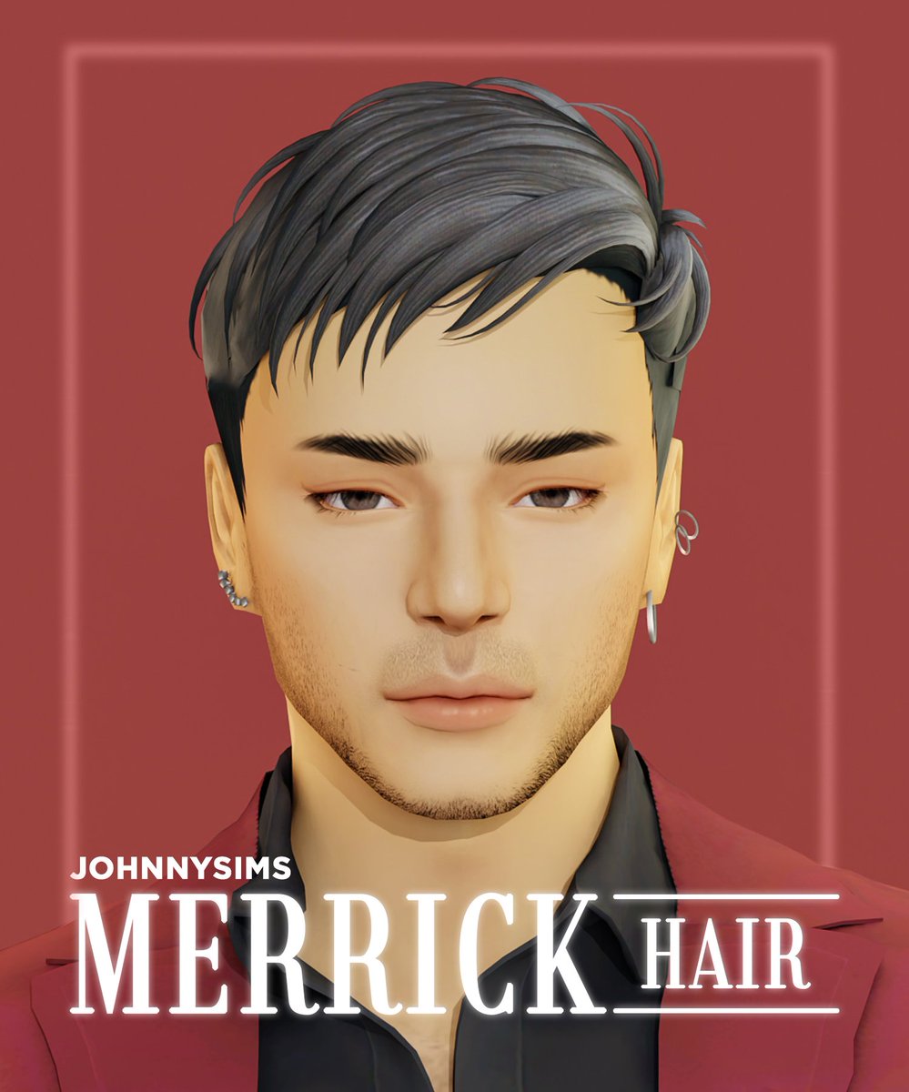 Merrick Hair is now up for download ✨

📌Get it on my patreon! Link in my bio. 
(public release on 09/07)

#TS4 #TheSims4 #sims4cc #s4cc
