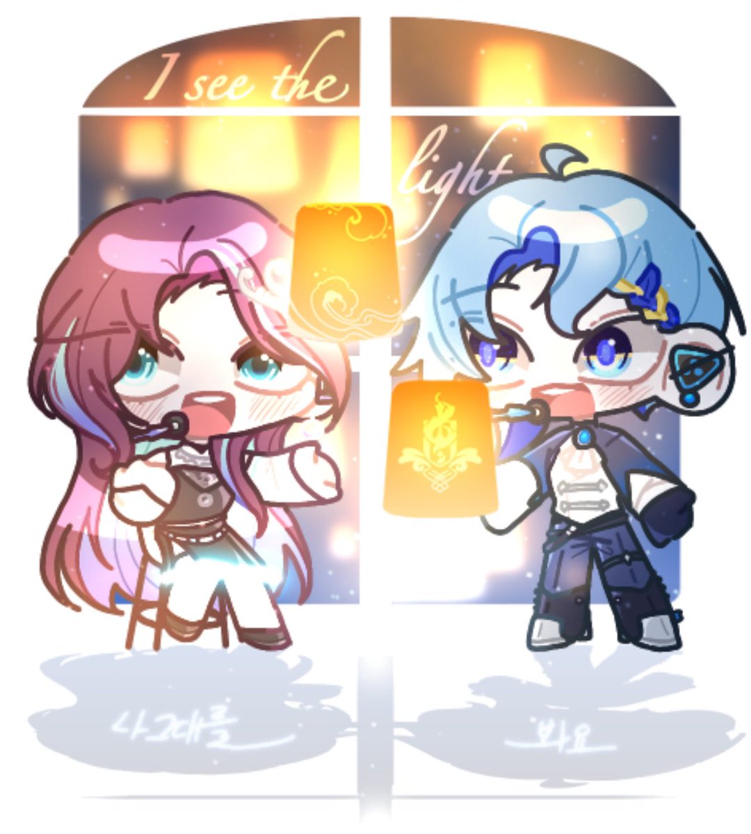 #sen5_art
#W2_Draw 
여름콘 언니즈
둘 조합 더 보고시픔