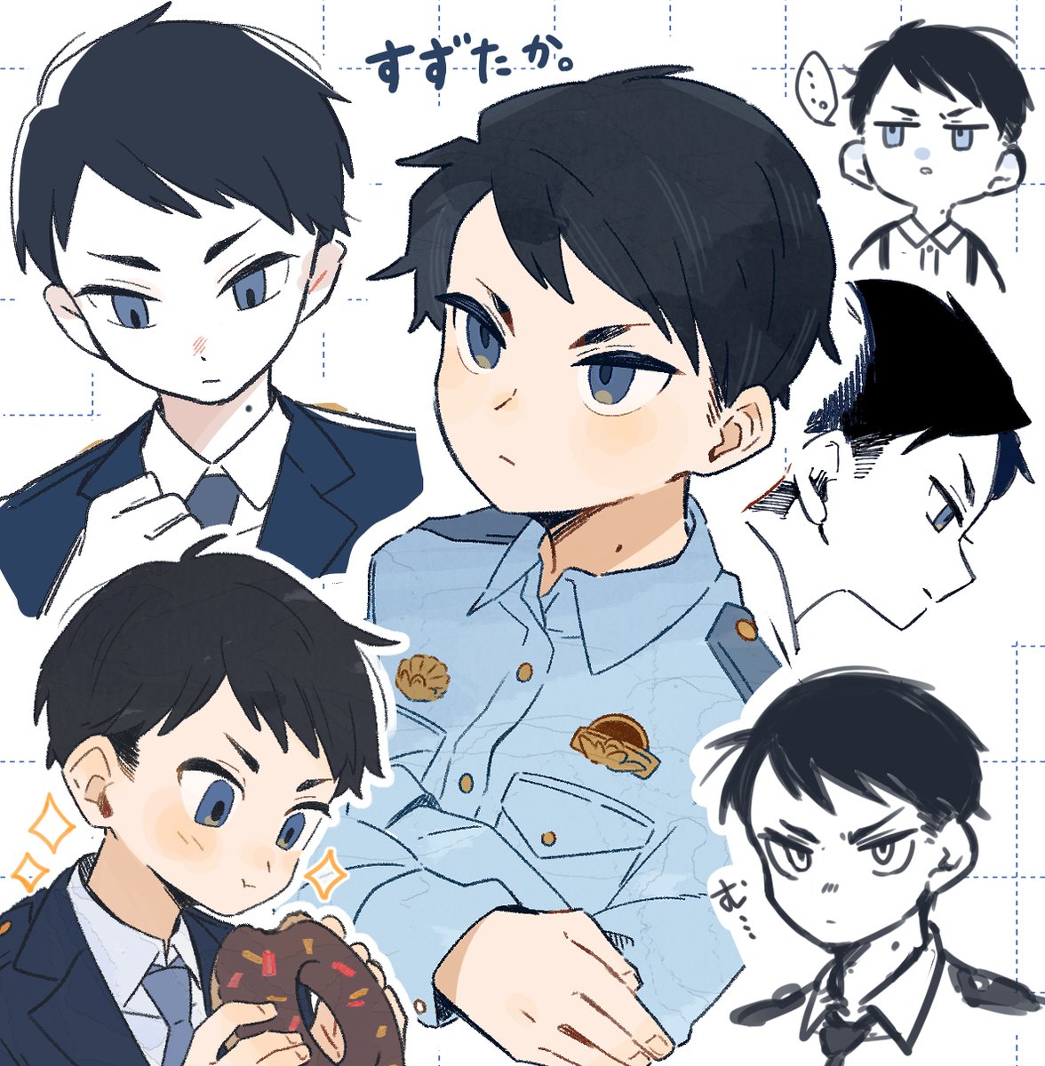 落書き詰め合わせ。

オカルト探偵と警察のoc
#一次創作 #oc 