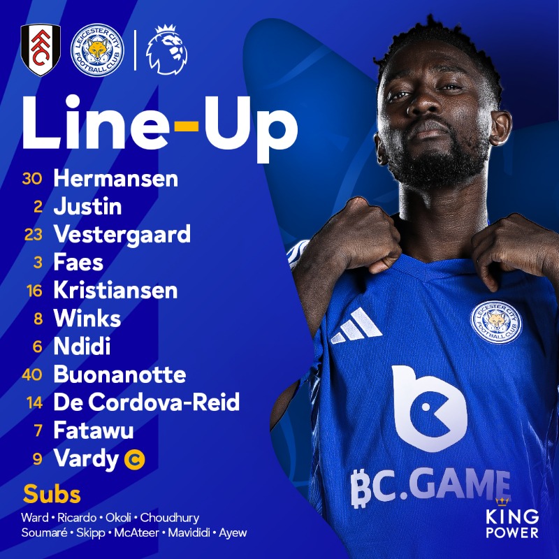LCFC's tweet photo. City in the capital 🏟️

#FULLEI https://t.co/R4htawesoi