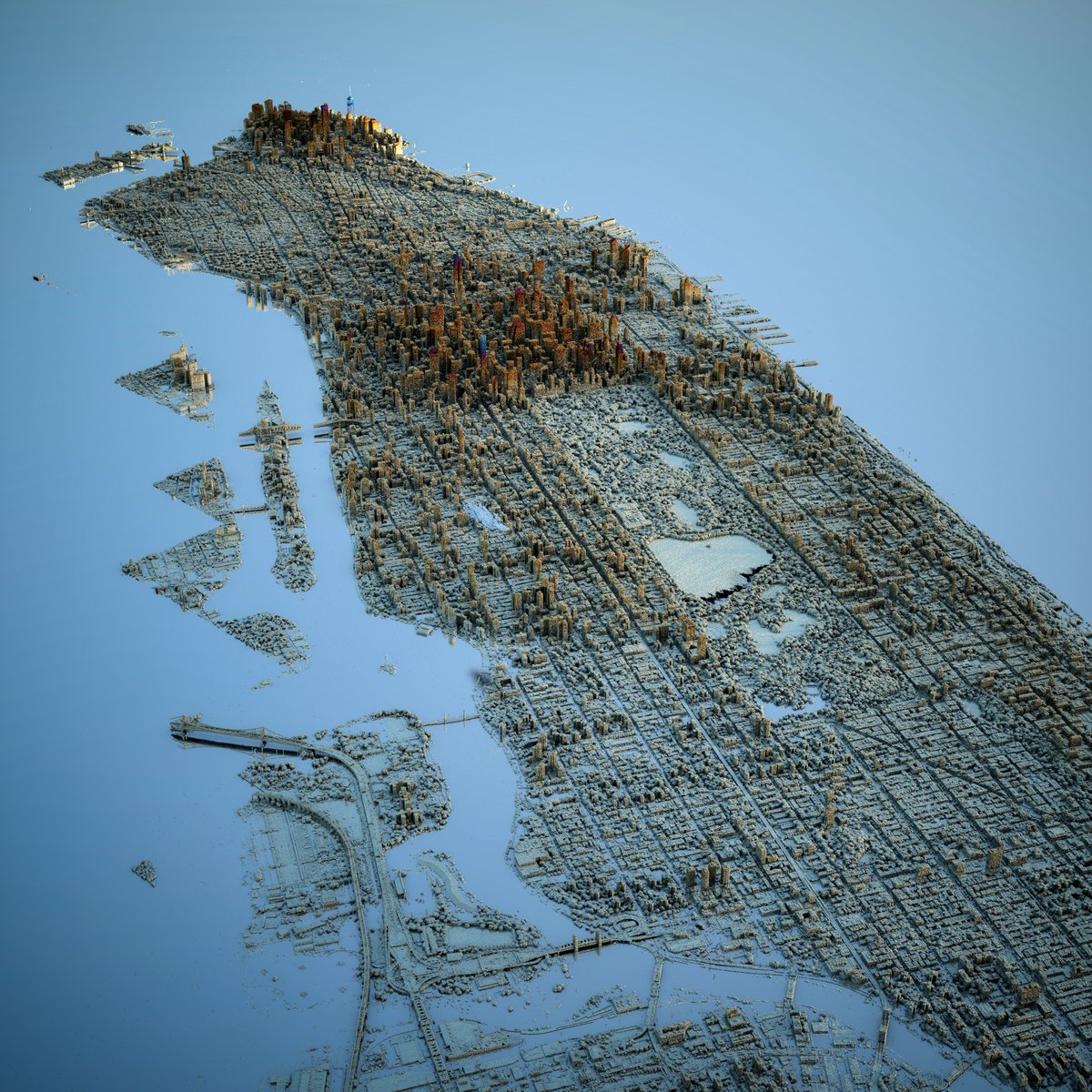 NYC high and low.
#metalrt #rendering #lidar