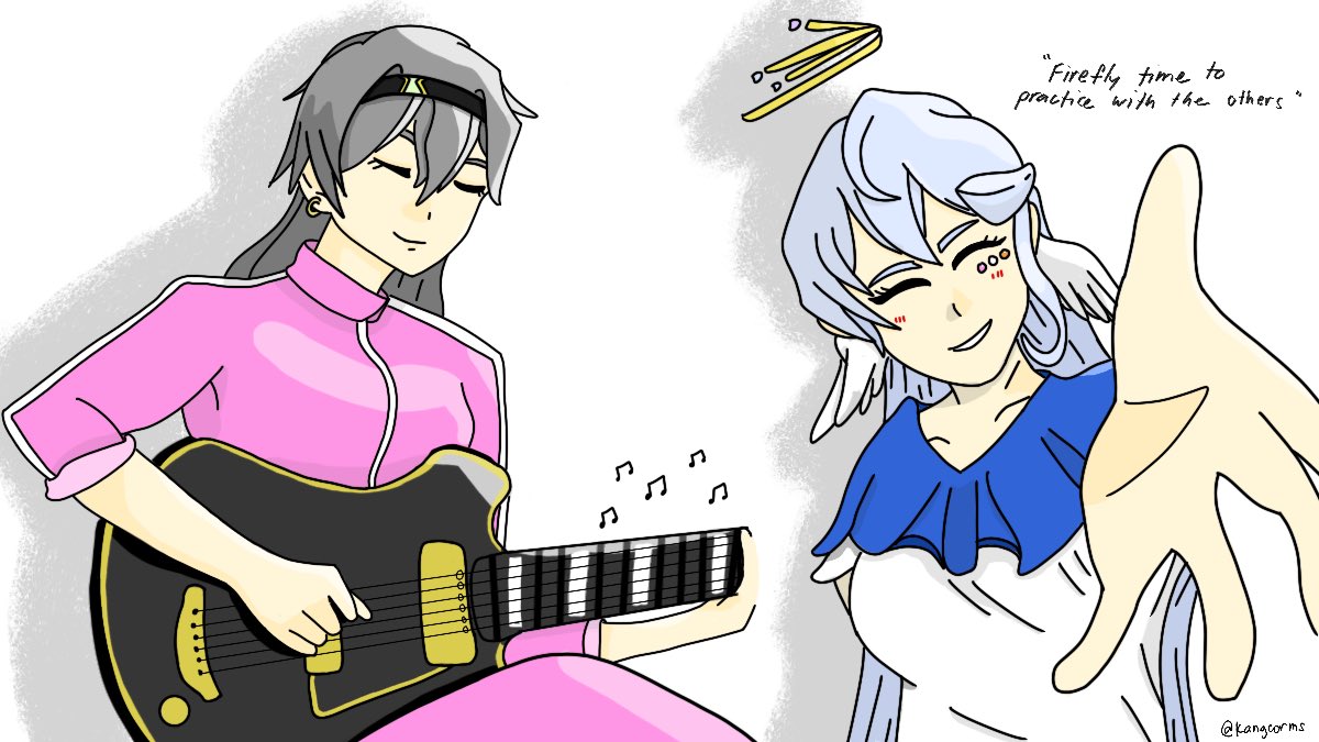 Kangcorms's tweet photo. Day 5: Band/Ghost

Another one of my Bokita but make it Robifly

#RobiflyWeek2024 

Robifly week has been great for me as I got to experiment with diff drawing and coloring styles per prompt. So far I’m liking this one a lot 🫶 https://t.co/p6B5PIErJv