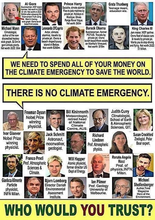 Diarmuid737's tweet image. When will you @algore admit #ClimateIsControlledByClouds, Clouds are controlled by #CosmicRays, CR contr’l by the Sun ?

CO2Level follows #TempChange by several hundred years. 

#TheGreatGlobalWarmingSwindle  

#ClimateJusticeScam

archive.org/details/thegre…

gab.com/DermotMulqueen…