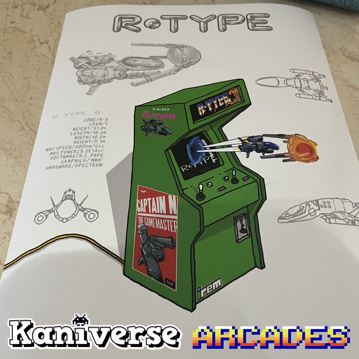 just minted #Kaniverse 👾 #arcade 🕹️ 1980 🚀. Thanks for the order, Hope you like the signed poster 🖼️ that was sent out along with it! #RTypeFinal2 #RETROGAMING    jpg.store/asset/60f6df81…