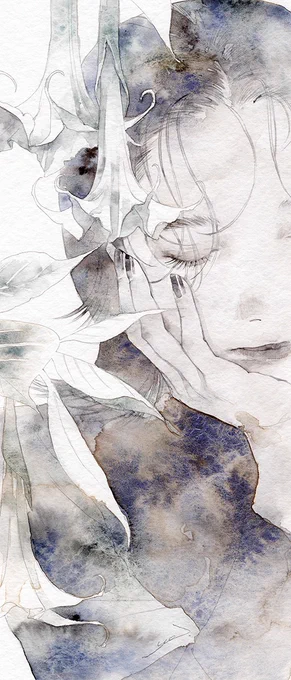 SOLD OUT THANK YOU 「待ち侘ぶ」「寒雷」原画お迎えありがとうございました! 